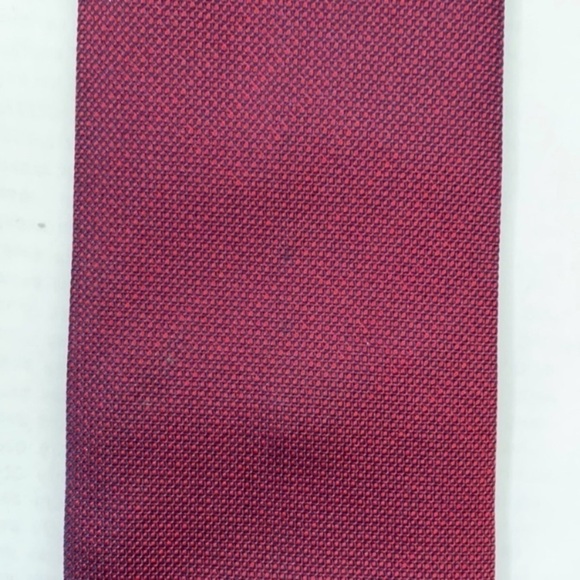 Kenneth Cole Reaction red blue iridescent men’s silk tie - Picture 8 of 16